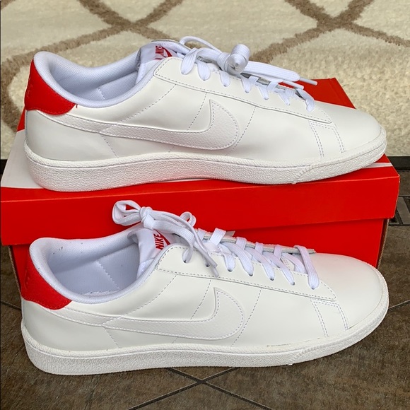 NIKE TENNIS CLASSIC CS WHITE-UNIVERSITY RED MEN’S - Picture 3 of 16